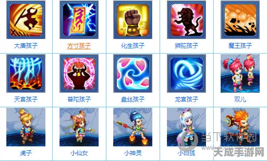 神武手游全新子女技能揭秘，颠覆战场，增益变负面！